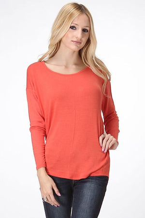 Basic Coral Top! 50% Off!